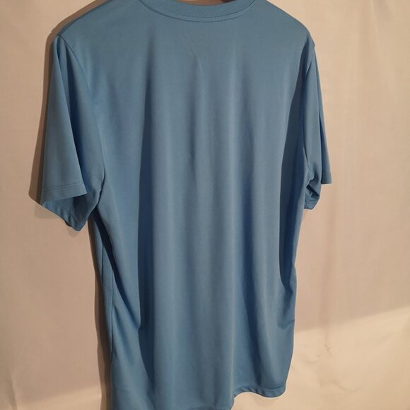Nike Men's Size XL Light Blue Short Sleeves Dri Fit Athletic shirt - Picture 2 of 6